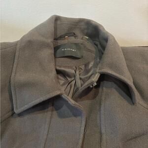 Women’s Olive Colored Tahari Wool Coat size 14